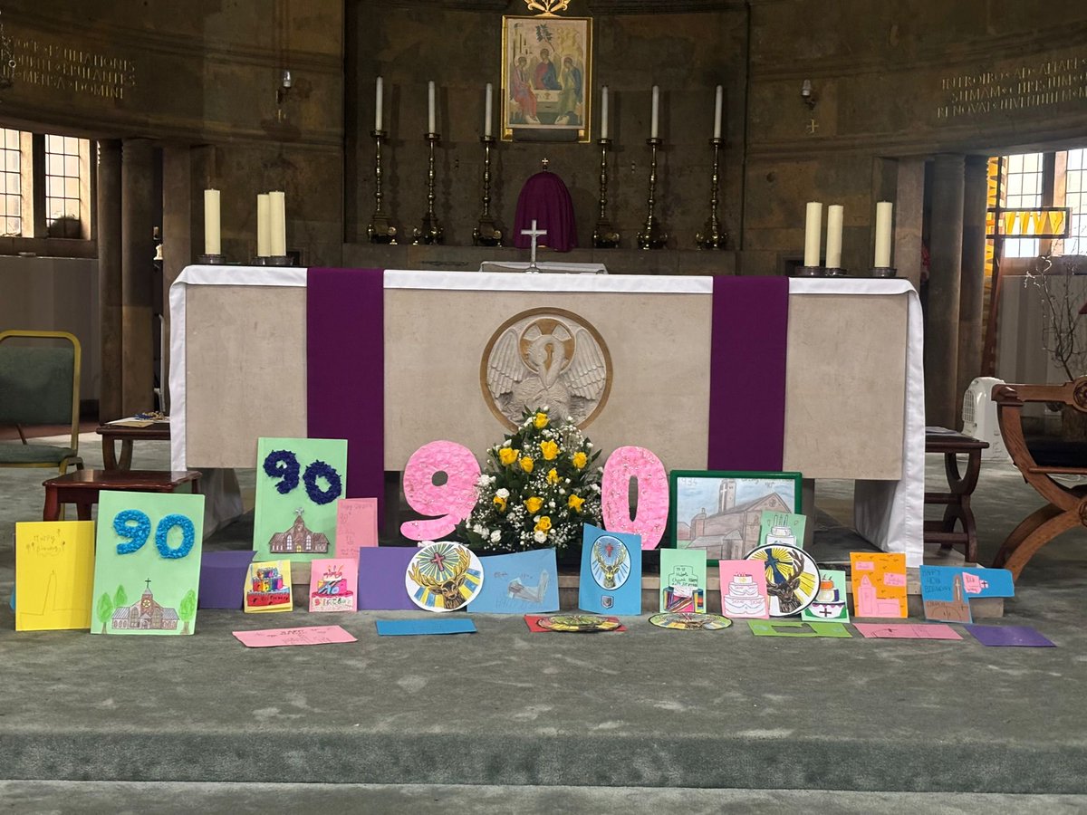 A massive “Thank You!” to Mrs Slater, the school choir and all the children from OLASH for representing our school so beautifully at Mass this morning. A wonderful celebration for the 1st Sunday of Advent and the Church’s 90th birthday! 💜