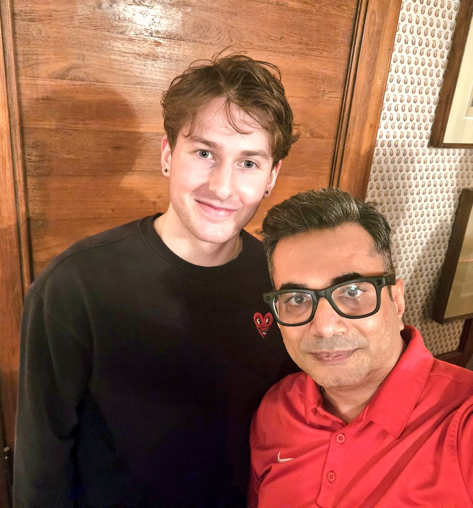 Had an extraordinary conversation with <a href="/bryan_johnson/">Bryan Johnson</a> that left me inspired and reflective. His work with #Blueprint isn’t just about longevity—it’s a bold reimagination of humanity’s potential. The way he ties AI, health, and our future together with such clarity and purpose