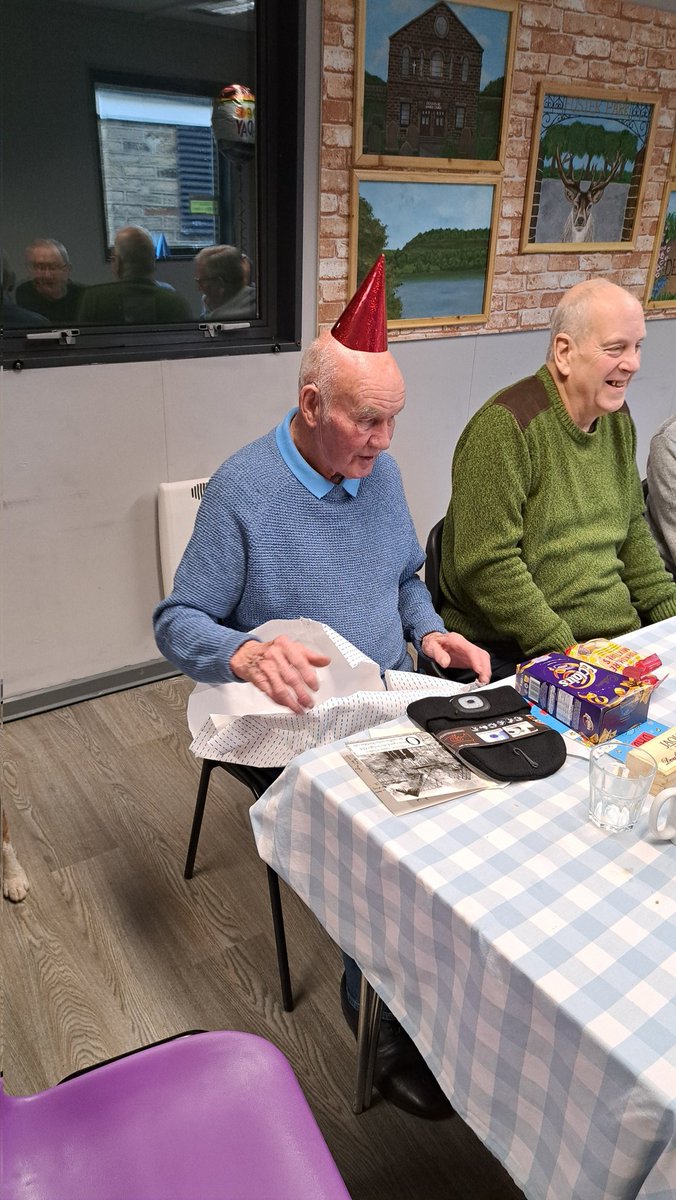 Today, we celebrated this gents 83rd birthday. He is such a kind human who became very emotional when we sang happy birthday 🎂 🥳 🎉. 

We are truly honoured to be able to help our members celebrate their birthday. 

#KindnessMatters #makingadifference. 
#combatingisolation