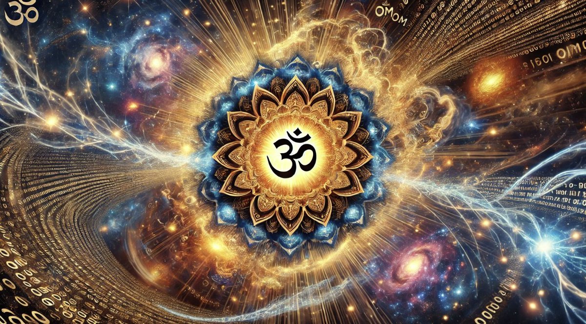 SebastianNehrd2's tweet photo. Mind-blowing: While modern-day AI researchers are surprised how  LLMs show emergent capabilities from text alone, The Māṇḍūkya Upaniṣad (~500-100 BCE) already proposed that all of reality could be understood through language! 1/ https://t.co/TJMYajCiNk