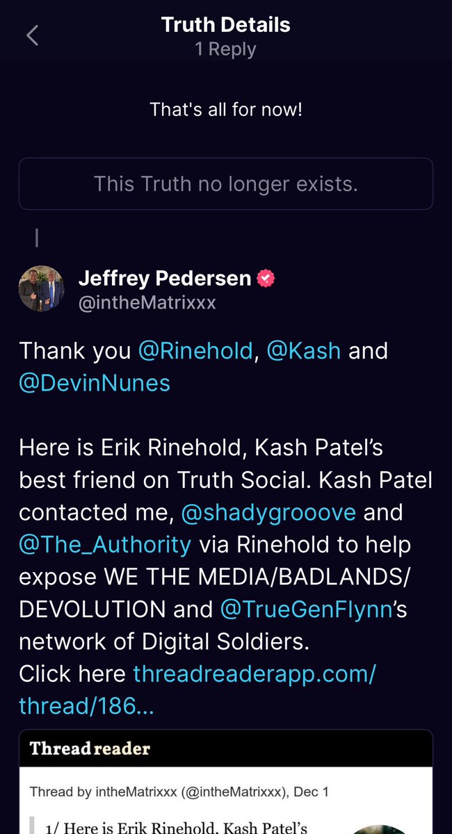 GuitarAnon17's tweet image. Rinehold deleted the post that InTheMatrixxxL was bragging about yesterday.

He caught on to the gheyness pretty quick.

Here’s matrixxx still pushing the fake Mossad narrative. Also Alex claims Kash wanted to destroy WTM. #chatlogs 🤣🤣

threadreaderapp.com/thread/1863094…