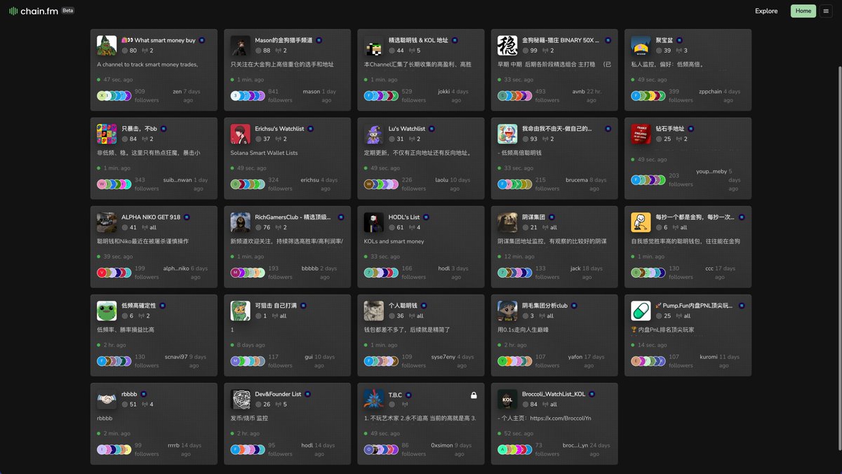 抽 <a href="/chain_fm/">Chain.fm</a> 邀请码，目前一码难求，问 <a href="/zen913/">zen913</a> 大佬舔了3个给你们抽 。最近很🔥监控Tool，可以自定义通知，聚合跟踪聪明钱~ 用easy3开奖

要求：关注官推+我+进入我的Meme Chat群 | 随缘三连

Meme Channel：t.me/xixi_call
Meme Chat Group：t.me/xixi_callchat