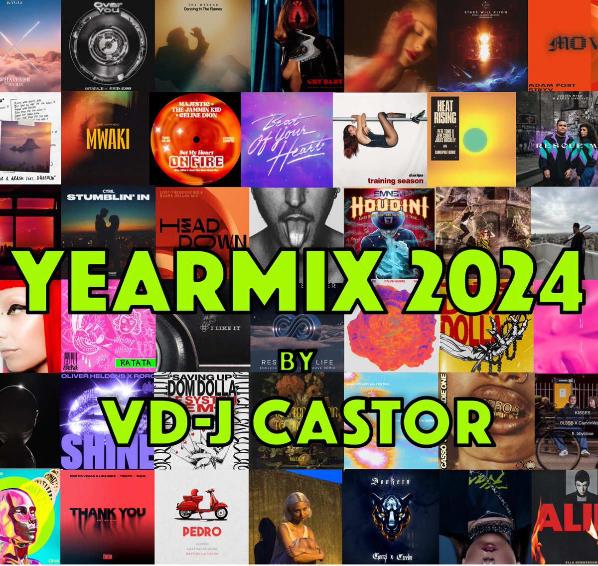 CastorDJ4U's tweet image. I proudly present to you my #YearMix2024 incl 45 Tracks worth to remember past year by, mixed and mashed in an uplifting mixtape. Hope you will enjoy this one! Link to Mixcloud: mixcloud.com/vdjcastor/year…
#YearMix #Mixcloud #Tracks #Pop #Dance #partymix #mashup #mixtape #dj