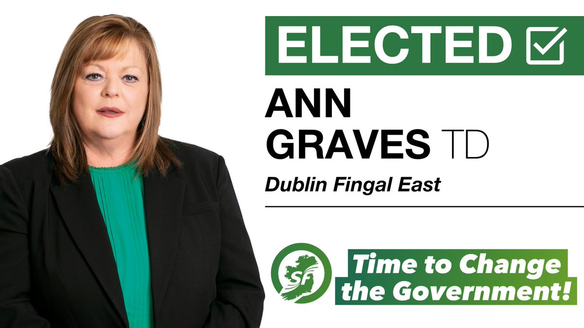 Ann Graves TD elected in Dublin - Fingal East