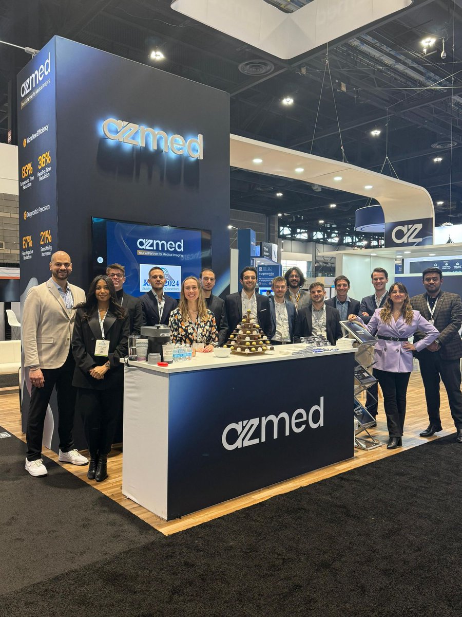 AZmed_AI's tweet photo. We are in Chicago for #RSNA and couldn't be more excited to connect with our partners and the medical imaging community.

Radiology today faces significant challenges: overloaded workflows, rising diagnostic demands, and the need for precise, timely decisions. Our clinically validated Rayvolve® AI Suite—trusted by over 2,500 medical centers worldwide—is designed to empower clinicians to navigate these complexities with confidence and efficiency.

We invite you to visit us at Booth #4957 to explore how our solutions can seamlessly integrate into your practice.

🗓️ Dates: December 1–4, 2024
📍Booth Number: 4957

We look forward to meeting you!

@RSNA #AZMED #AZMEDRSNA #RSNA24