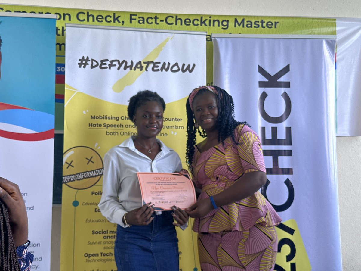 Cameroon Check (@checkcameroon) on Twitter photo Thank you, <a href="/LaureNganlay/">Laure NGANLAY</a> , for your incredible support in making the Cameroon Check Fact-Checking Master Class at the University of Buea a success! Your dedication and teamwork inspired us all. Here’s to more successful events together! #EventSuccess #Teamwork Thank you, <a href="/LaureNganlay/">Laure NGANLAY</a> , for your incredible support in making the Cameroon Check Fact-Checking Master Class at the University of Buea a success! Your dedication and teamwork inspired us all. Here’s to more successful events together! #EventSuccess #Teamwork