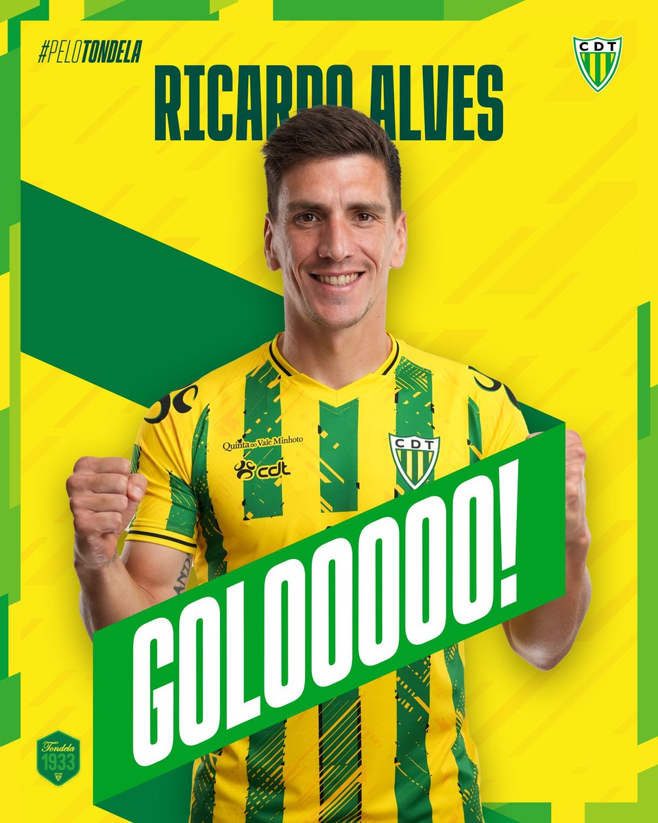 CDTondela1933's tweet photo. 🎯 Goloooo CD Tondela
80' Ricardo Alves
✌️| 2-1
#PeloTondela #CDTFCPF #LigaPortugalMeuSuper https://t.co/TzSoqOHPvV