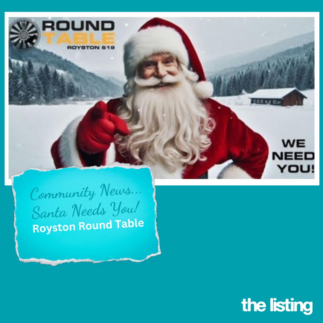 TheListing's tweet image. Exciting news for Royston and the surrounding villages! The Santa Sleigh Route is returning this year, thanks to the Royston &amp;amp; District Round Table.

For more details, visit: bit.ly/UpdateFromSanta.

#RoystonRoundTable #SantaFloat #SantaIsComing #ChristmasInRoyston #Royston #SG8