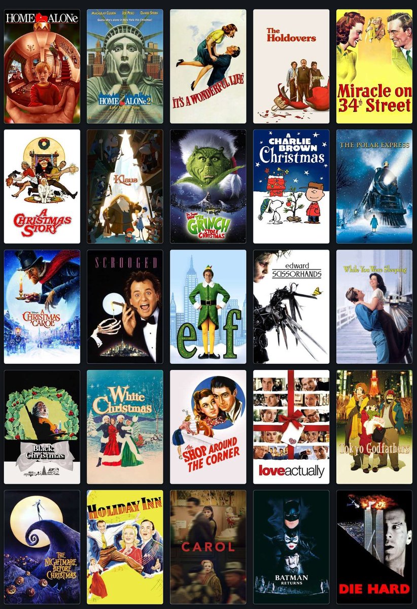 vollkannnc's tweet photo. Christmas filmleri maratonu yapma zamanı geldi, bu sebeple de yılbaşı dönemine uygun izlenecek film arayanlar için Christmas temalı filmler listesi hazırladım. Bu dönemde en çok izlenen ve kişisel favorim olan filmler en üstlerde.

Liste linki 🫡
https://t.co/WIhGouCFNo https://t.co/ygijrYK5qU