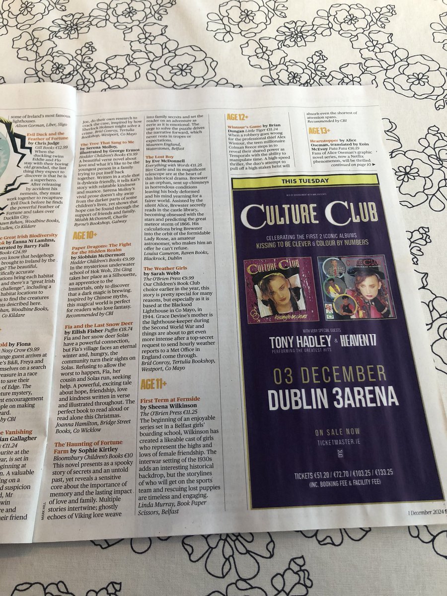 Sarah Webb (@sarahwebbishere) on Twitter photo Fantastic 5 pages of Irish children’s books in The Sunday Times today recommended by <a href="/KidsBooksIrel/">Children's Books Ireland</a> and Irish booksellers. <a href="/IrishKidsBooks/">Discover Irish Children's Books</a> #DiscoverIrishKidsBooks Fantastic 5 pages of Irish children’s books in The Sunday Times today recommended by <a href="/KidsBooksIrel/">Children's Books Ireland</a> and Irish booksellers. <a href="/IrishKidsBooks/">Discover Irish Children's Books</a> #DiscoverIrishKidsBooks