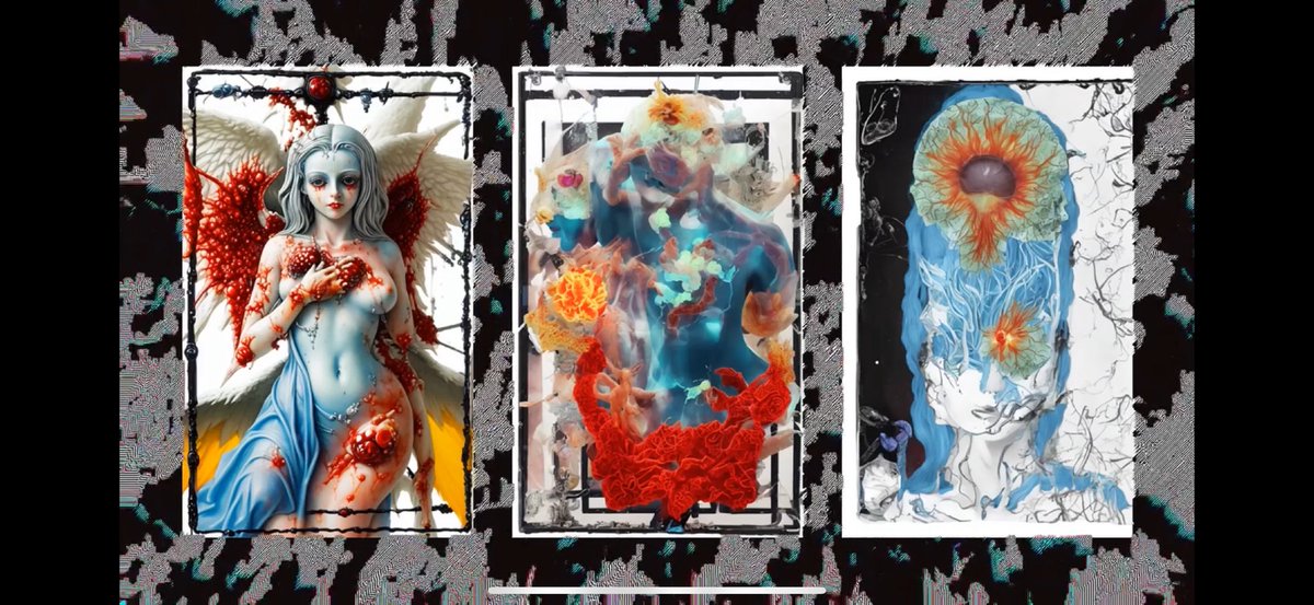 FrederickMaheux's tweet image. First reading from Cyborg Tarot Mk3. Arcade device with custom controller #madeinunity 
Temperance. Empress. High Priestess
Machinic landscape. Biocapitalist system.
Body deconstruction. Flesh-metal assemblage. Surgical negation. Predictive algorithmic purity.