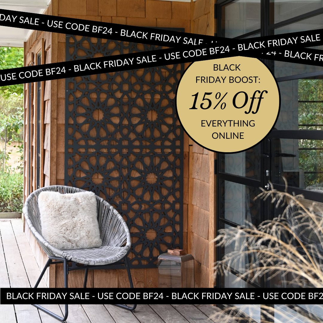 ⏳ The clock is ticking! The extra 5% off in our Black Friday Sale ends on Monday 2 December at 4pm. Don't miss out on amazing savings! 

#BlackFriday #GardenDesign