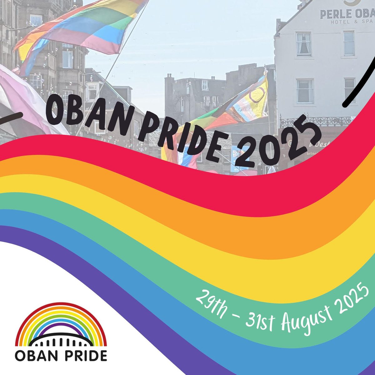 Time to get your 2025 Diary Out

We super excited to announce that our Oban Pride Weekend is back for 2025 and will be 29th - 31st August.

Get it in your diaries now and keep your eyes on our social media pages for more info coming in the New Year

#obanpride #obanpride2025