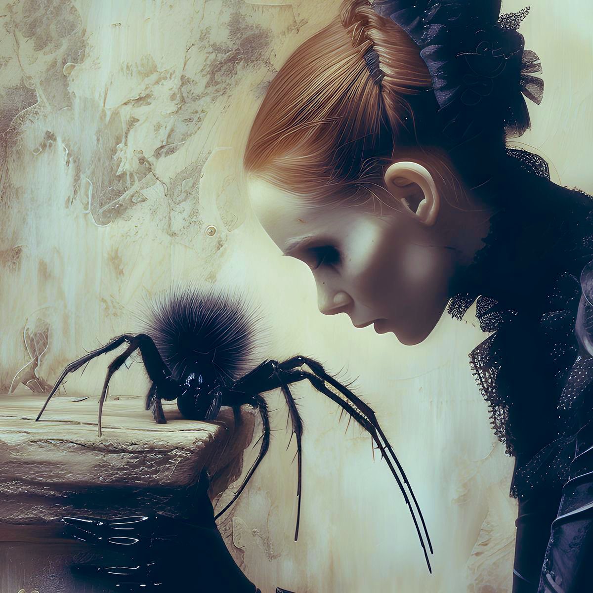 Beneath the lithosphere they creep, Little beasts in shadows deep. Waltzing through veils of night, Hiding from sun's sharp light.

Your eyes betray a tale untold, Darkness coiled in depths cold. Yet whispers rise, a vow once sung, Answer #yes on breathless tongue.
#vss365