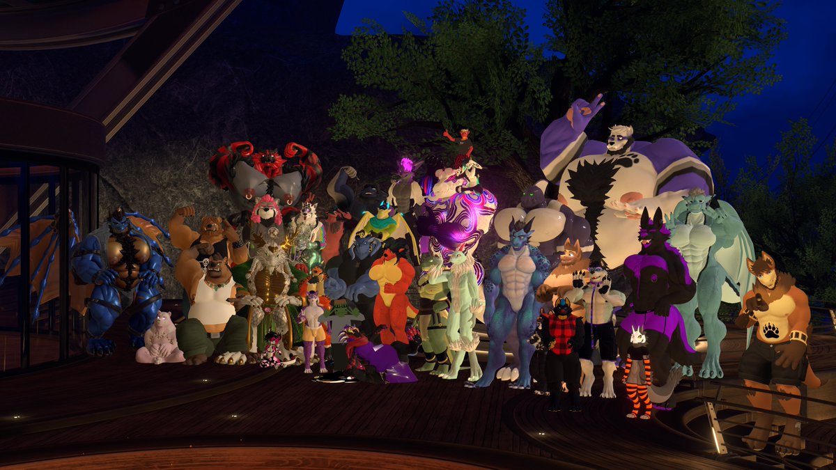 Second Anniversary Muscle Furs Meetup