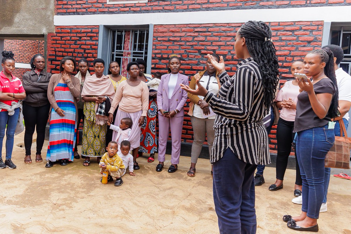 FAWERwanda's tweet photo. Today in the study trip, we visited Phionah Kirabo's poultry farm! 🐔
 It was incredible to see her journey from 15 chickens to 1,025 and her dedication to tackling malnutrition in her community. 
#FAWE
#WomenEmpowerment https://t.co/PK1fw4A3yl
