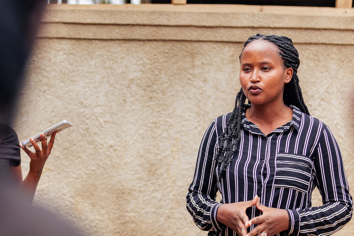 FAWERwanda's tweet photo. Today in the study trip, we visited Phionah Kirabo's poultry farm! 🐔
 It was incredible to see her journey from 15 chickens to 1,025 and her dedication to tackling malnutrition in her community. 
#FAWE
#WomenEmpowerment https://t.co/PK1fw4A3yl