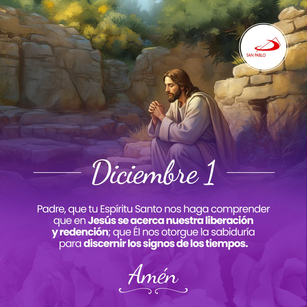 sanpablopa's tweet photo. Padre, que tu Espíritu Santo nos haga comprender que en Jesús se acerca nuestra liberación y redención; que Él nos otorgue la sabiduría para discernir los signos de los tiempos. Amén.

🙌 Feliz domingo 🙌 https://t.co/RCt43cnZ8x