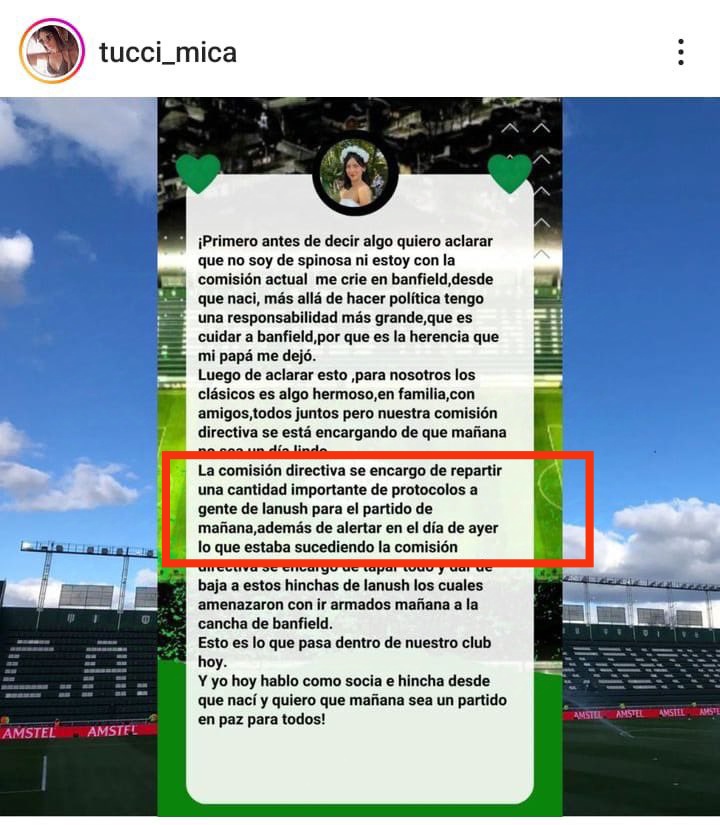 SebaGranate's tweet photo. A ver si entendí bien, Mica: vos decís que nos dan entradas a nosotros xq no pueden llenar una cancha de 23 mil personas? #LanusSolidario. https://t.co/Q4YoRdz9jH