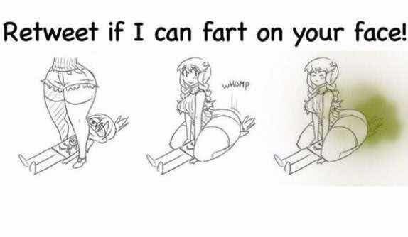 DeryJust61095's tweet image. Who would let me fart on their face? &amp;lt;3