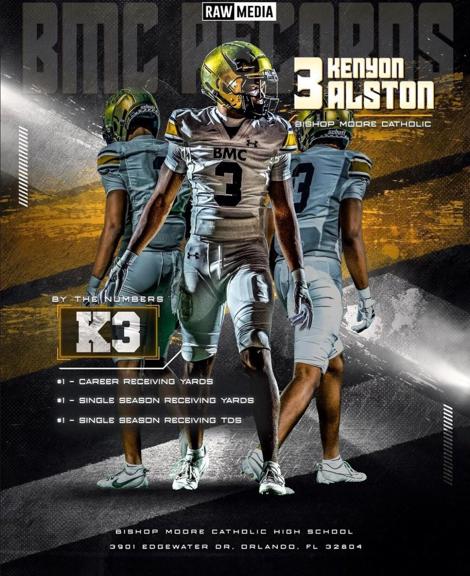 Blessed to have an Historic Junior Szn at Bishop Moore Catholic ✝️ #AGTG #K3 

🐝 48 rec/970 yds/14 tds 

<a href="/HornetFB_1MOORE/">BMC Football</a> <a href="/JohnGarcia_Jr/">John Garcia, Jr.</a> <a href="/adamgorney/">Adam Gorney</a> <a href="/TomLoy247/">Tom Loy</a> <a href="/SWiltfong_/">Steve Wiltfong</a> <a href="/ChadSimmons_/">ChadSimmons</a> <a href="/RivalsFriedman/">Adam Friedman</a> <a href="/TheUCReport/">Billy Tucker</a> <a href="/Andy_Villamarzo/">Andy Villamarzo</a> <a href="/OS_ChrisHays/">Chris Hays</a> 
 
Film link below
⏬⏬⏬