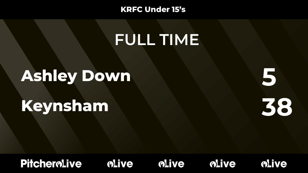 FULL TIME: Ashley Down 5 - 38 Keynsham
#ASHKEY #Pitchero
keynshamrfc.com/teams/253105/m…