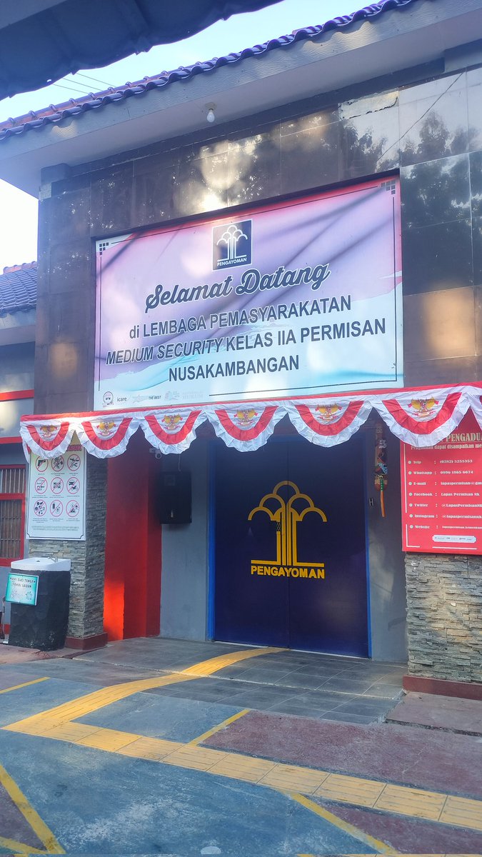 areumnrb's tweet photo. @orchdlrst lapas paling jauh di nusakambangan 1 jam dari pelabuhan nuskam 🫠, penjara di sana ada tingkatan pengamanan nya High risk, medium risk, low risk https://t.co/UHmh8wQyiO