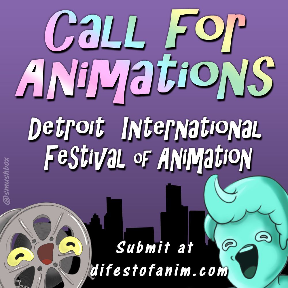 dvsdetroitevent's tweet photo. UPCOMING EVENTS!

🎞️ Detroit Intl Festival of Animation 10 @difestofanim
🗓️ Sat Apr 05 2025
📍  Senate Theater, #Detroit
🔗 https://t.co/fdvbPICoGu

CALL FOR ANIMATIONS NOW OPEN!

#detroit #filmfestival #animation #shortfilm #indiefilm #event #callforfilms #callforanimations https://t.co/0Y0U4ExZdL
