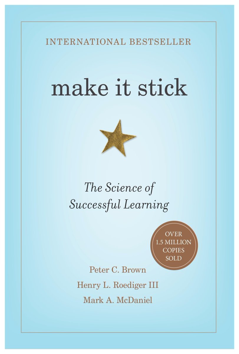 ModernBookClub's tweet image. Learning isn’t about feeling smart—it’s about lasting change. Part 1 of my Make It Stick review busts the biggest myths about studying. Are you ready to rethink how you learn? #LearningMyths #MakeItStick

Make It Stick by Peter Brown is the book for December.