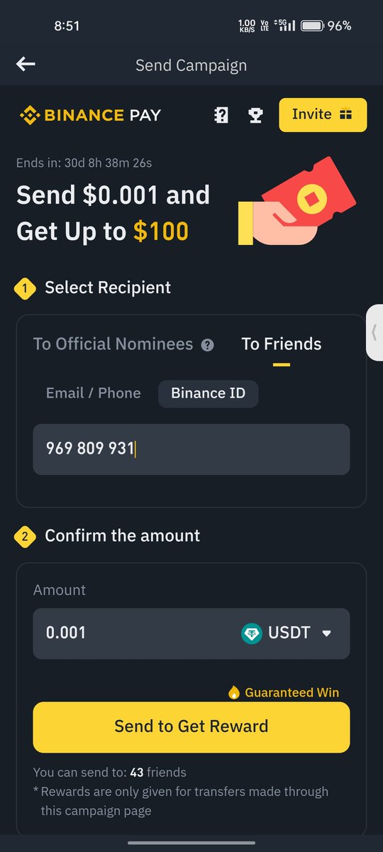 👋Hello friends 👋
My binance UID : 969809931
Friends, please help each other to get this reward Drop your binance uid in comment section.
#Binance #Bnb #paytoearn 
#redpacket #sendtoearncampaign