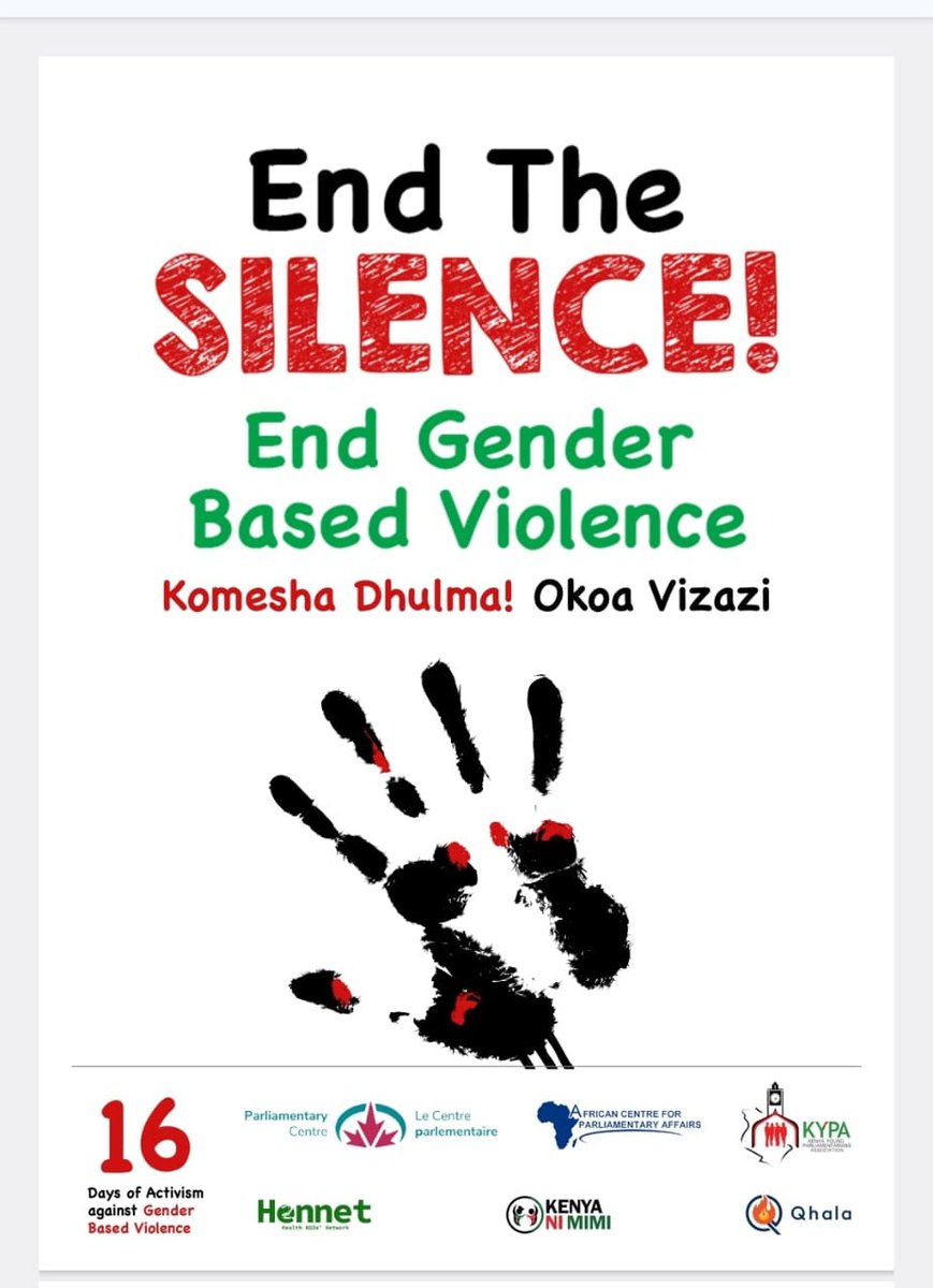 QhalaHQ (@qhalahq) on Twitter photo In our solidarity with the global cause #16DaysofActivismAgainstGBV2024 we partner with KYPA, <a href="/AcepaAfrica/">African Centre for Parliamentary Affairs (ACEPA)</a> , Parliamentary Centre, Kenya ni Mimi and Hennet for grassroot engagement and collaborative advocacy against gender-based violence including TFBGV in Kenya.
#TFGBV #endGBV In our solidarity with the global cause #16DaysofActivismAgainstGBV2024 we partner with KYPA, <a href="/AcepaAfrica/">African Centre for Parliamentary Affairs (ACEPA)</a> , Parliamentary Centre, Kenya ni Mimi and Hennet for grassroot engagement and collaborative advocacy against gender-based violence including TFBGV in Kenya.
#TFGBV #endGBV