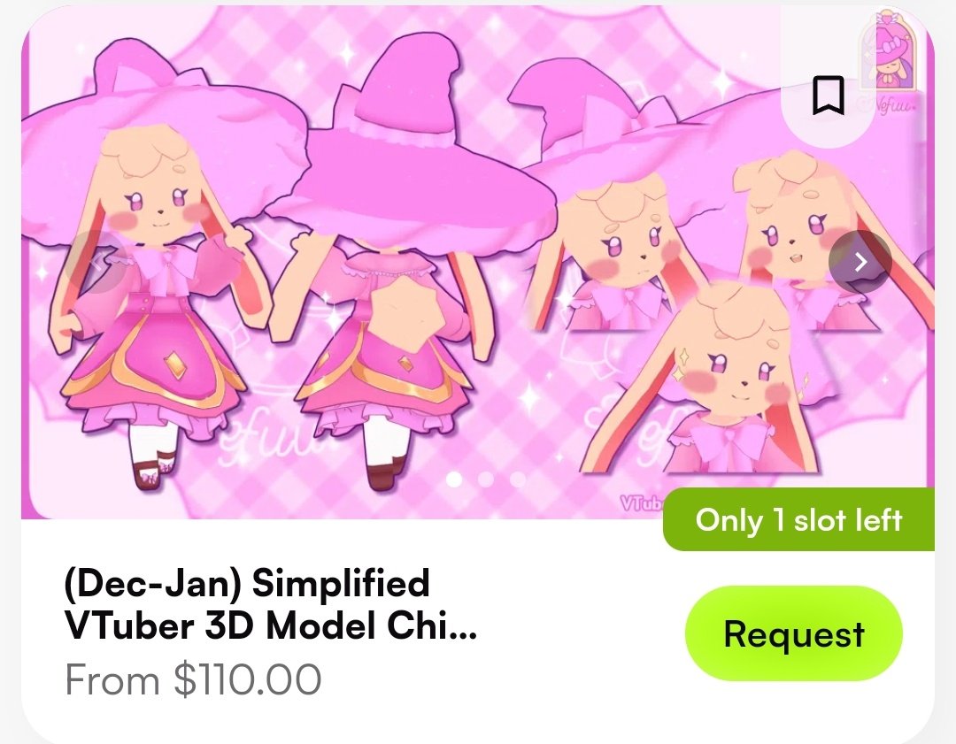 1 last slot open for a chibi simple model! 📝✨