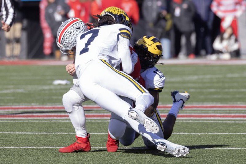 To me, this hit by Makari changes the game, it sent a message about the toughness of the defense.