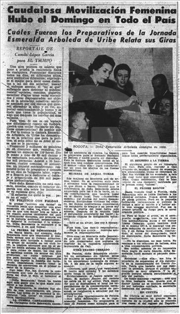 patcaicedo's tweet photo. Hoy hace 69 años por primera vez,las mujeres votaron en Colombia,un corto tiempo, para ejercer un derecho fundamental,falta mucho aún por conquistar en participacion política pero especialmente en JUSTICIA POLÍTICA,Gracias a esas valerosas mujeres que nos labraron un camino a las de ahora.