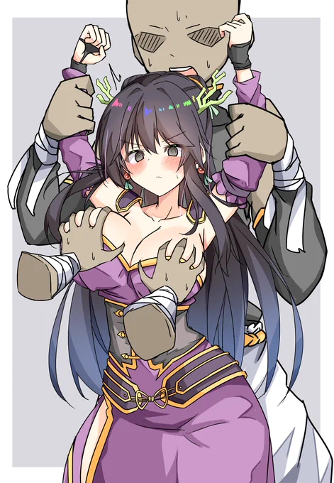 #Skeb 天威の龍仙女 