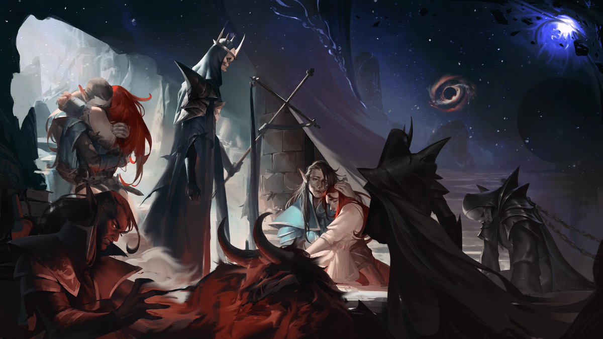 nkstudiodi72120's tweet photo. Hello #PortfolioDay
We're NK Studio, illustrators from Vietnam🇻🇳 Mainly work on Character Design, Book Cover, Concept Art and Game Art https://t.co/VUYTgnKZxQ