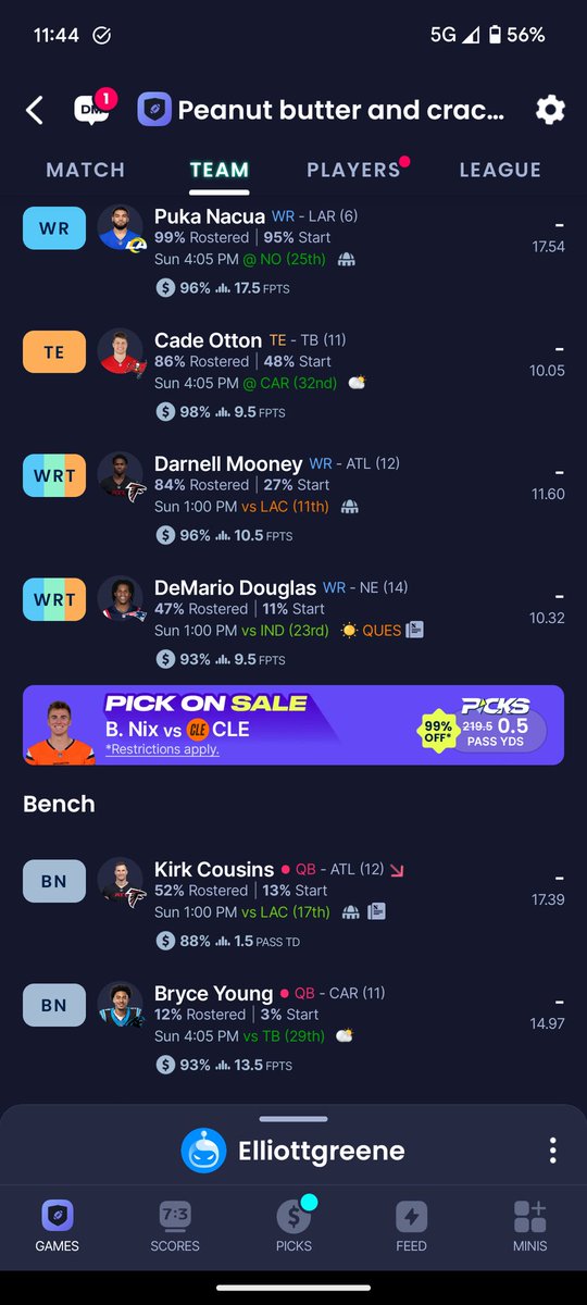 jeremywayne_'s tweet photo. @FF_DraftGods Trade advice PPR: Trade away Puka Nacua for Zay Flowers &amp; Jonnu Smith? https://t.co/3XhJQf63fC