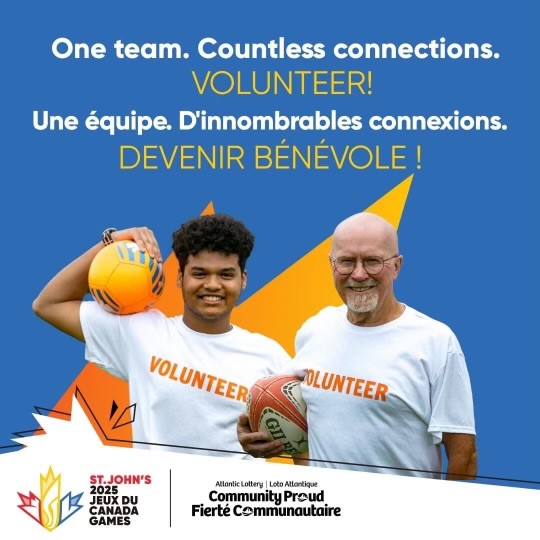 TeamGushue's tweet photo. We know it takes a village of volunteers to run a successful event. We see this first hand, especially this week in St. John's! Next August 8-25, St. John's, NL is hosting the @2025canadagames and they are looking for volunteers too! Check it out ⬇️ 
https://t.co/8B8MgGQ8n7 https://t.co/jbW4N6l5ob