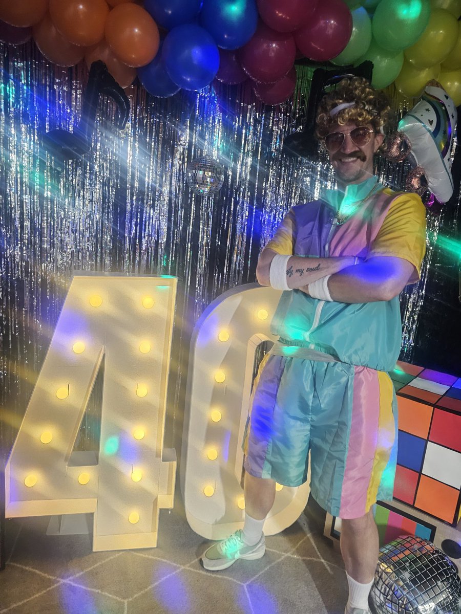 Memer turns 40 and his friends throw a bodacious 80s theme surprise party

I hope Henry is proud of the stache