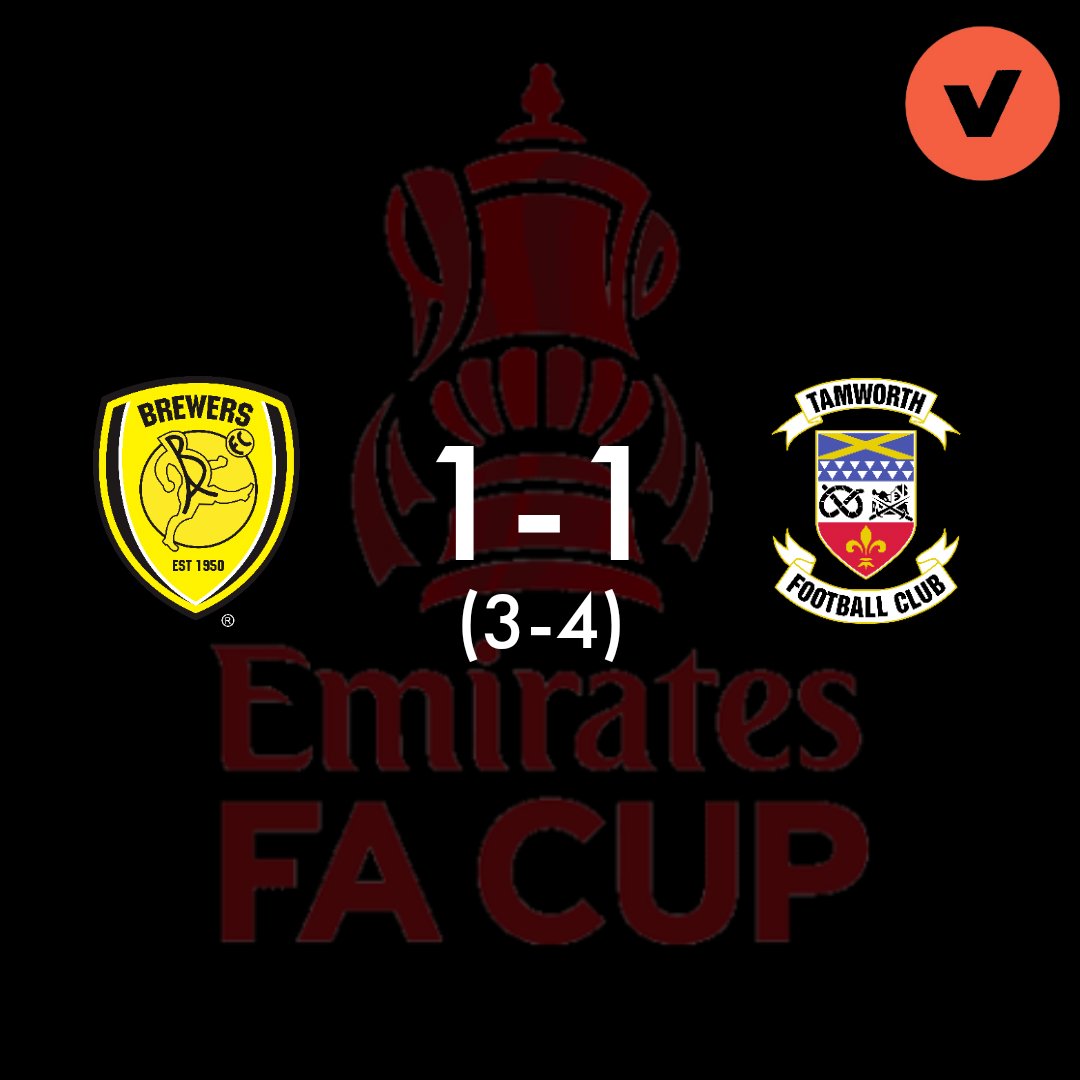 <a href="/tamworthfc/">Tamworth Football Club</a> JOIN <a href="/Dag_RedFC/">Dagenham & Redbridge</a> AS THE ONLY 2 NON-LEAGUE CLUBS IN THE 3RD ROUND OF THE <a href="/EmiratesFACup/">Emirates FA Cup</a> 🤯

What a win away at League 1 opposition in <a href="/burtonalbionfc/">Burton Albion FC</a>, a fantastic achievement for #COYL 🐑🙌

Good luck to them in the 3rd Round! 👏

Done us proud! 🫡

#COYL | #NLVUK 🗣