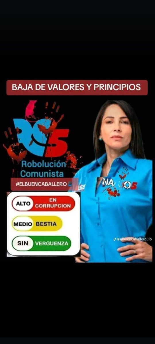 pinchagua19's tweet image. LA CANDIDATA DEL CRIMEN ORGANIZADO.....
😎🇪🇨