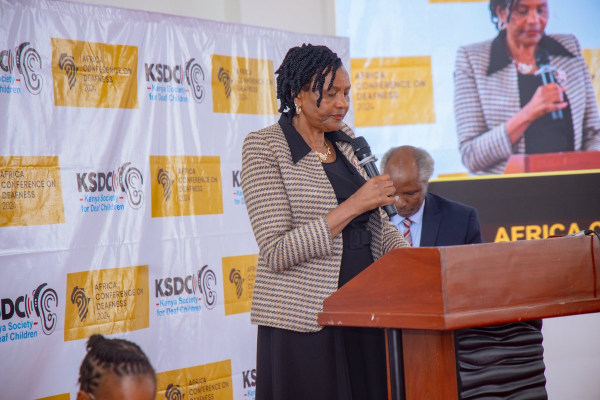 ‘Disability is not inability’—a powerful reminder from our guest speaker, Hon. Dorothy Muthoni. 

She called for collective responsibility to ensure every child has equal opportunities to thrive. Together, we can empower the silence!
#EmpoweringSilence #AfricaConferenceOnDeafness