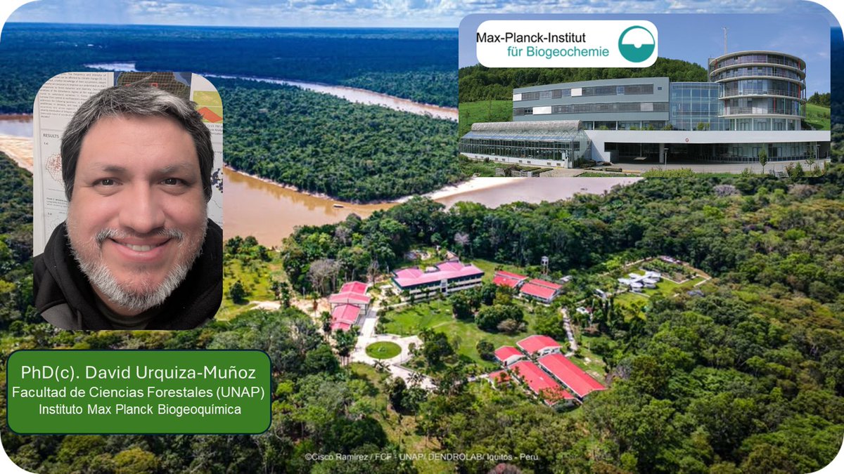 cientificospe's tweet photo. Estimada comunidad. #Paperperuano nos trae a David Urquiza-Muñoz @JoDaUrMu1, investigador en ecología geoespacial y profesor en la facultad de ciencias forestales de la @unapiquitos. David es también doctorante en el instituto Max Planck de biogeoquímica @MPI_BGC en Alemania. https://t.co/6ComzJraCp