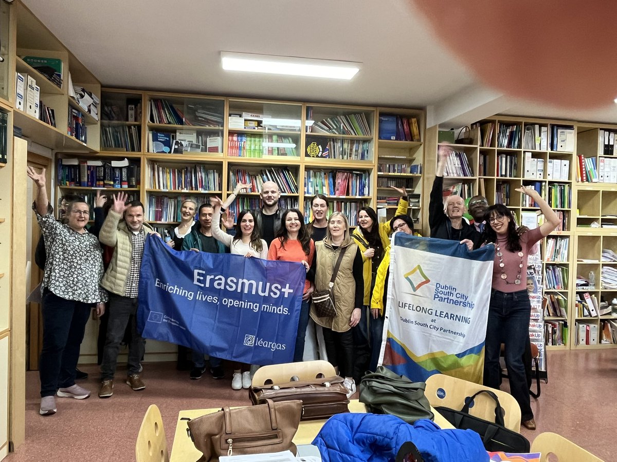 EOIsanse's tweet photo. Recap de la semana. Nos han acompañado nuestros socios irlandeses @dublinsouthcitypartnership #erasmus Hemos compartido grandes momentos y muchas actividades interactivas ☺️ https://t.co/ZsM5JLMFRG