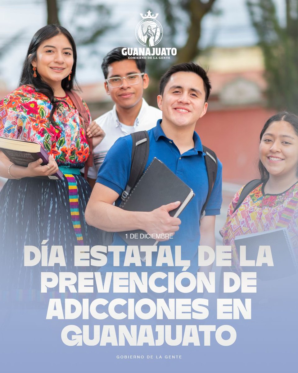 Tu salud comienza con una decisión: vivir sin adicciones.

Hoy conmemoramos el Día Estatal de la Prevención de Adicciones en Guanajuato. 🙌🏼