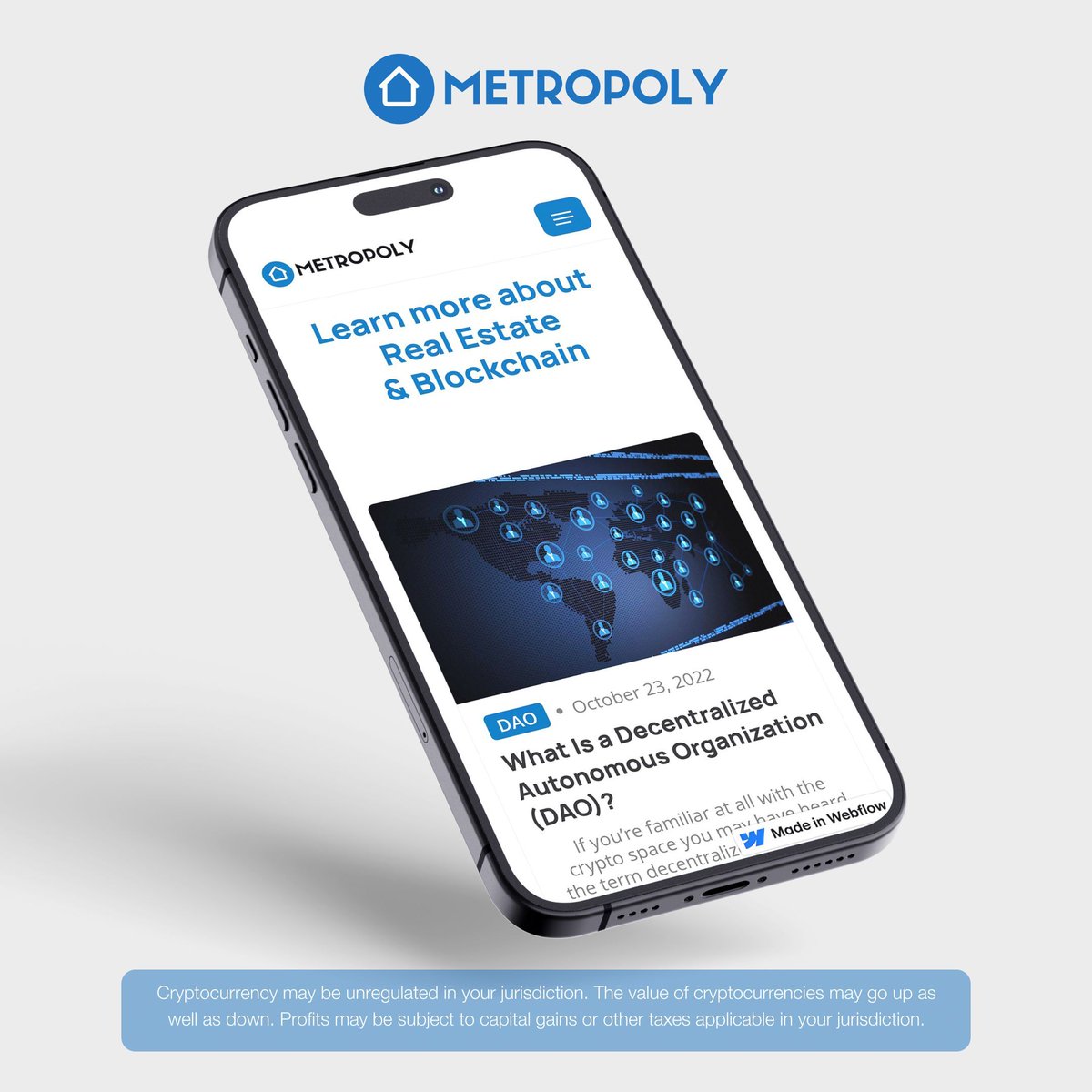 Expand your knowledge with Metropoly’s resources on real estate and blockchain!

Learn about DAOs, blockchain, and more.

Explore now: metropoly.io 

#metro #metropoly #cryptocurrency #bitcoin #blockchain #btc #crypto #ethereum #realestate #house