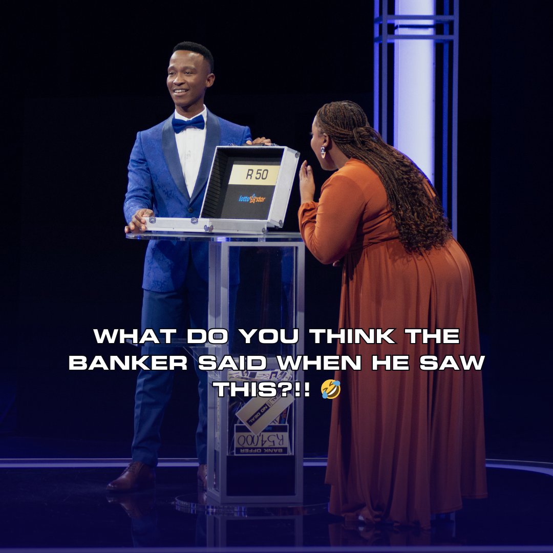 <a href="/zola_nene/">Zola Nene</a> just bagged a whooping R61,480 for the Peninsula School Feeding Association! 😱

What do you think the Banker’s reaction was? 💰DealOrNoDealCelebSA