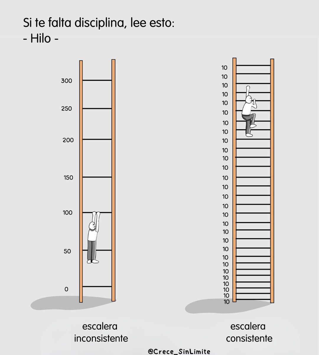 Si te falta disciplina lee esto:

-HILO-🧵