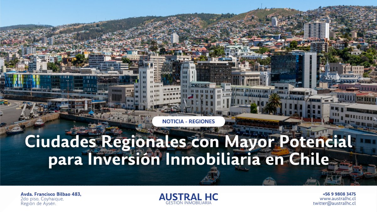🌟 Diversifica tu inversión inmobiliaria: Descubre las 5 ciudades regionales con mayor potencial para arriendos. 🏠

🔗 australhc.cl/publicaciones-…

#InversiónInmobiliaria #Arriendos #ChileInversiones #BienesRaíces #ViviendaPropia #DesarrolloRegional #RegionesConPotencial