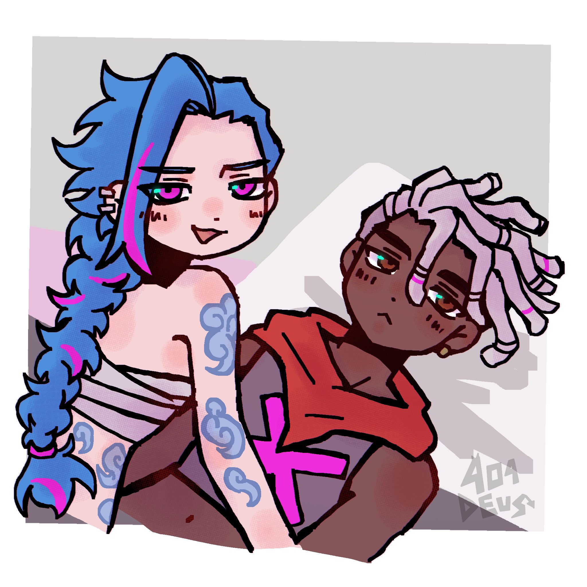 Jinx & Ekko - (Aira @Lunimo0x (Twitter (X)) [Repost]) : r
